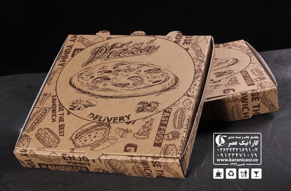 جعبه پیتزا یک نفره